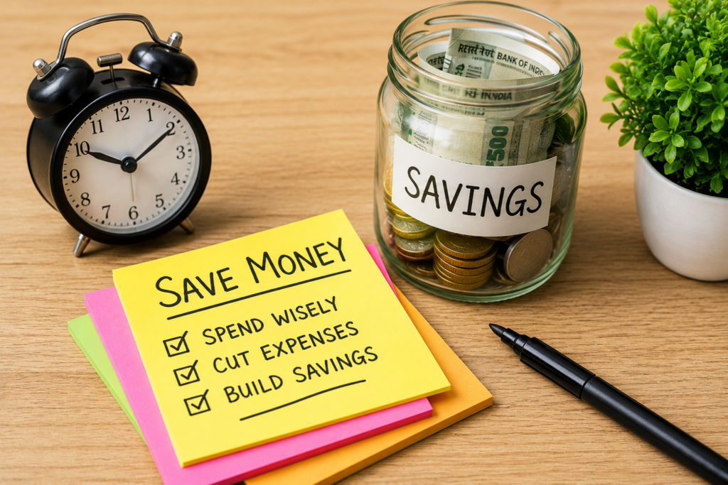 save money on a ₹15,000 salary in India